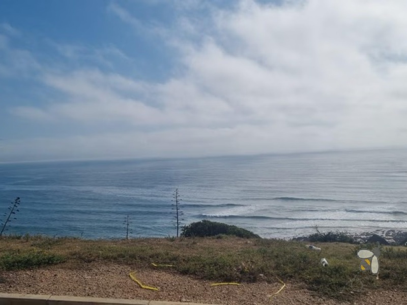 Land for sale with sea view, developer opportunity, property with approved apartment plans, coastal investment property, unobstructed ocean view land.