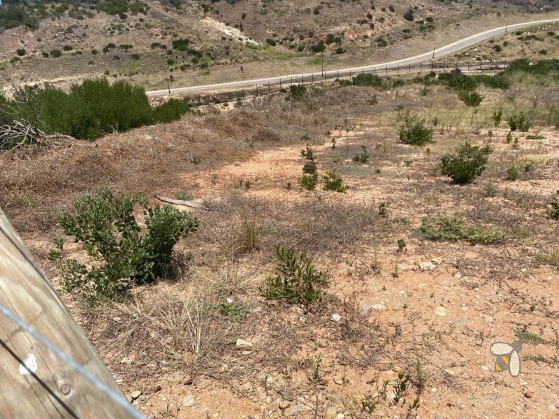 Vacant land for sale Menkenkop, 807m2 stand with sea view, plot for duet development, property near Blue Flag beach Mossel Bay, Menkenkop cul-de-sac stand.