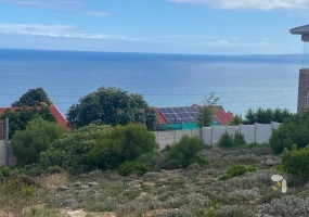 Vacant land for sale Dana Bay, 735m2 stand with sea view, sloping plot cul-de-sac, property near Boggoms Bay, uninterrupted ocean view land.