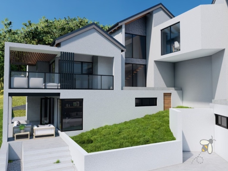 Vacant land Island View Mossel Bay, 847m2 stand with duet plans, approved building plans for sale, development opportunity Mossel Bay, land with mountain views and N2 access.