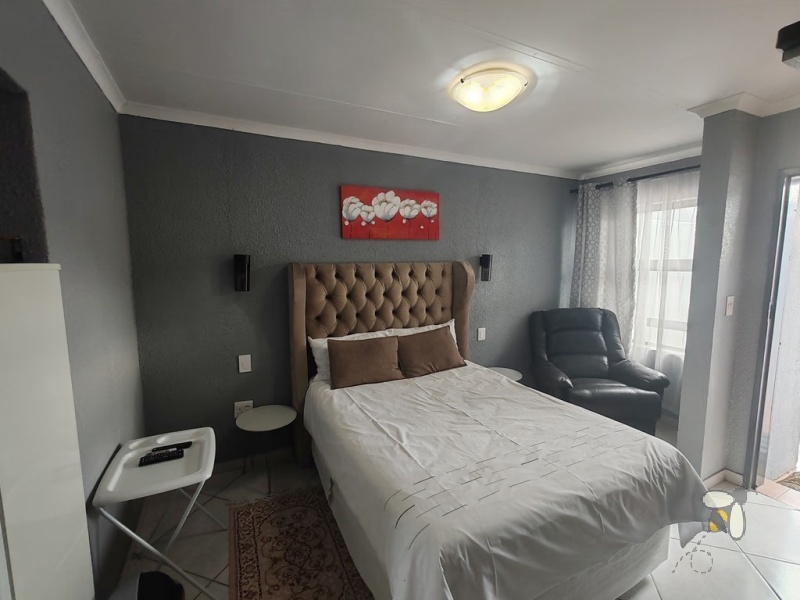 Secunda, property to rent, studio apartment, fully furnished, all utilities included, backup power, solar, JoJo tank, air conditioning, laundry service, secure living, professionals.