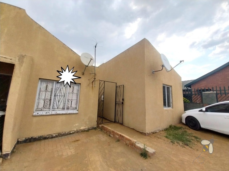 Embalenhle, 2 bedroom house for sale, investment property, rental income, bachelor rooms, R10000 monthly income, first-time buyer, additional income, lucrative opportunity.