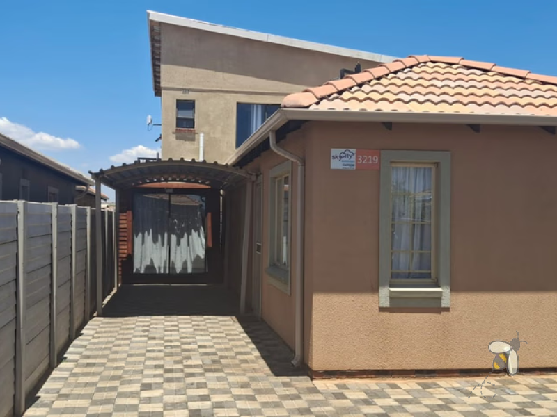 Sky City house for sale, Alberton property, modern 3 bedroom home, newly built, pet-friendly, Wendy house, prepaid electricity